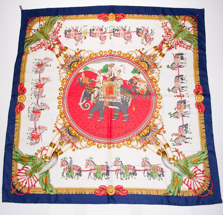 SCARF, "Caparaçons de la France et de l'Inde", Hermès.