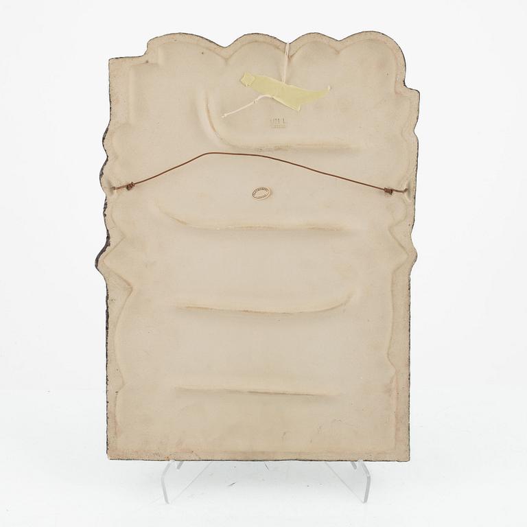 Lisa Larson, a stoneware relief, Gustavsberg, Sweden.