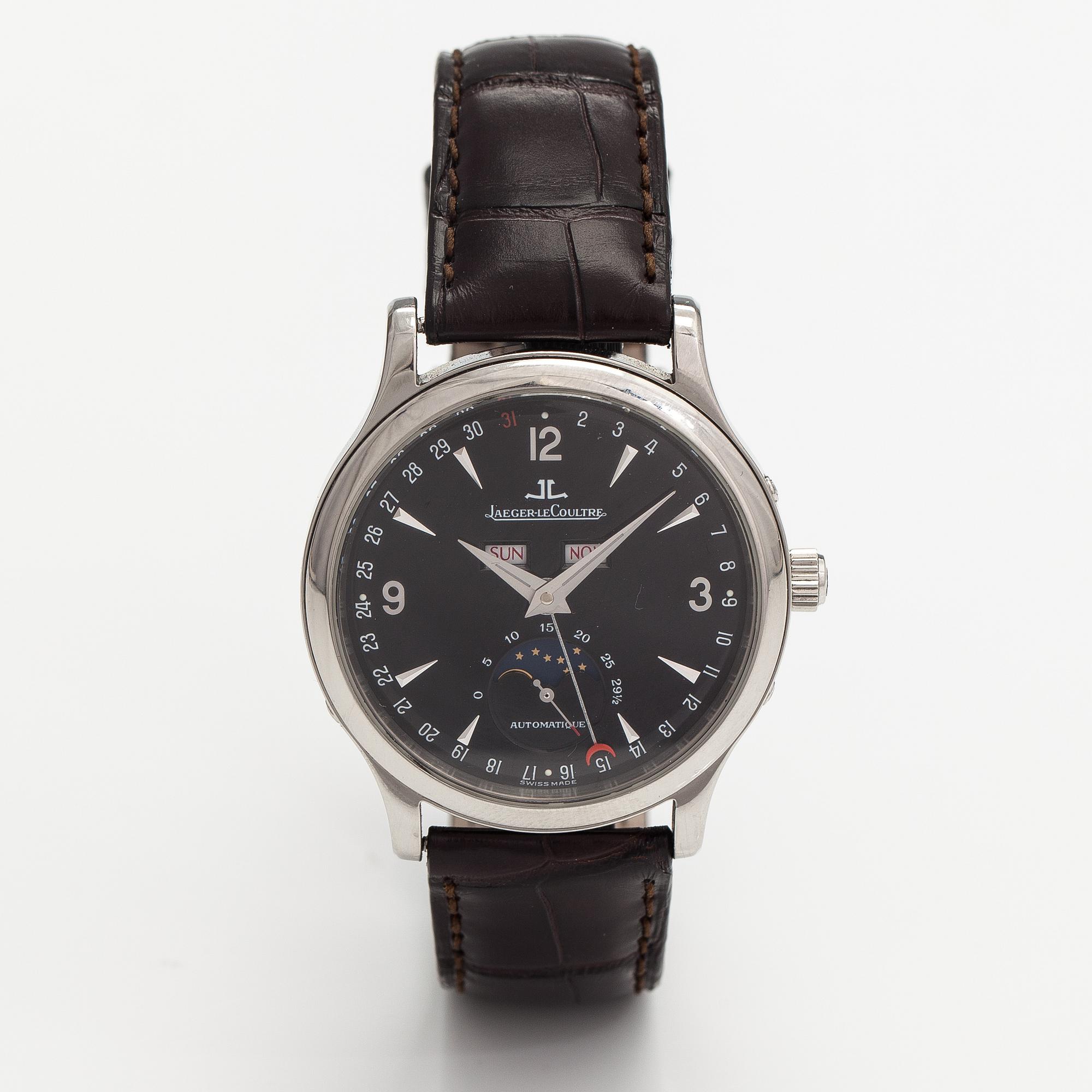 Jaeger-LeCoultre, Master moon calendar, armbandsur, 37 mm.