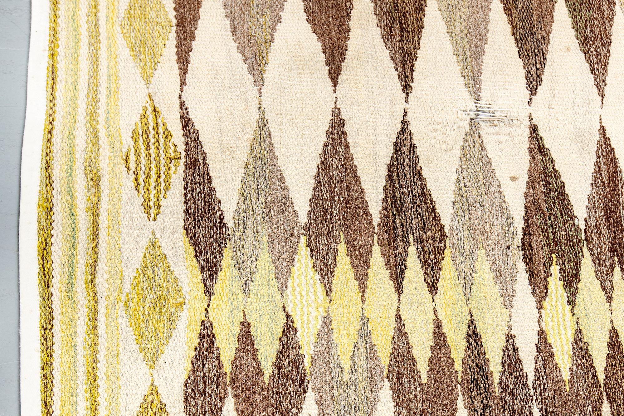 Ingrid Dessau, tillskriven matta "Mexico", sannolikt för Kristianstads Läns Hemslöjd.