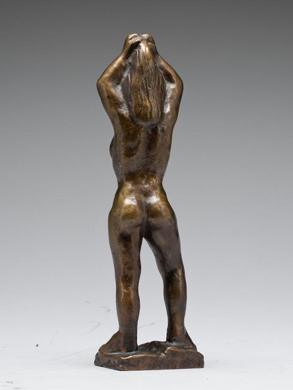 SIGGE BERGGREN, skulptur brons. Signerad.