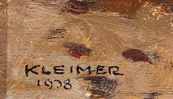 AXEL KLEIMER, olja på pannå, sign o dat 1936.