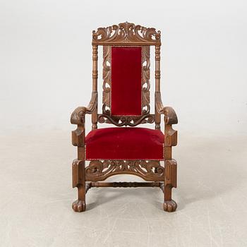 Karmstol Barock-stil 1900-talets första hälft.