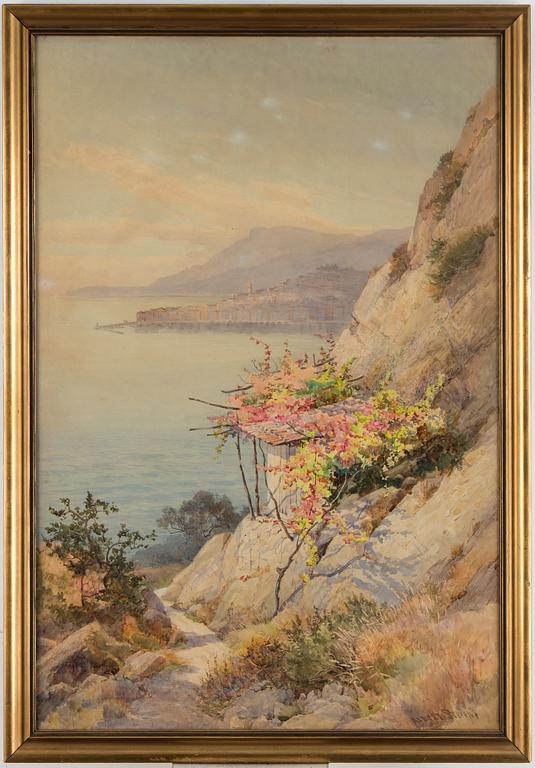 ALBERT STEVENS, a watercolour, signed.