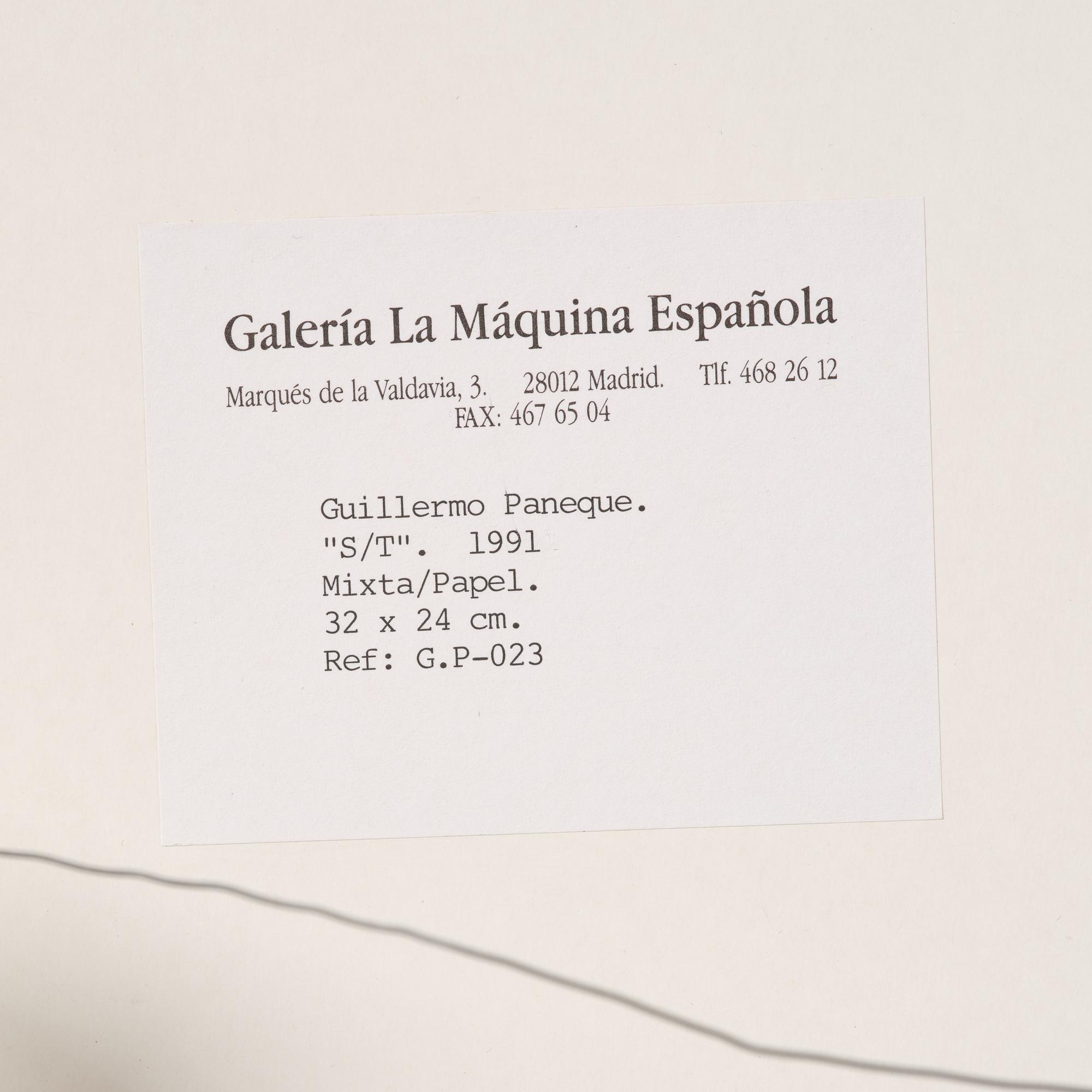 Guillermo Paneque, "S/T".