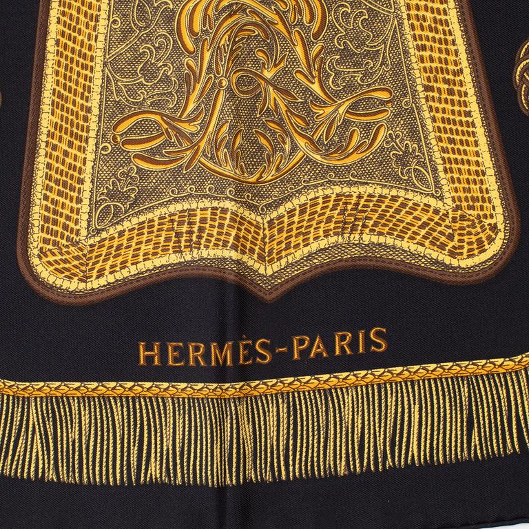 Hermès, scarf, "Poste et Cavalerie".