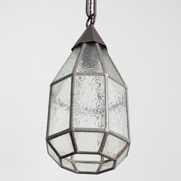 Harald Notini, a model "5994" ceiling lamp, Arvid Böhlmarks Lampfabrik, Stockholm, 1920s-30s.