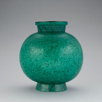VAS, stengods, "Argenta", Wilhelm Kåge, Gustavsberg, 1950/60-tal.