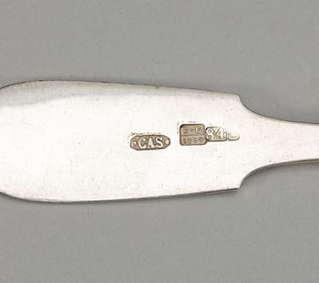 A Russian 48 piece table-service, makers mark mainly of Carl Seipel, St. Petersburg 1868-1869.