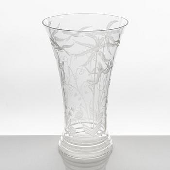 Edward Hald, an 'Urskogen' vase, Orrefors.