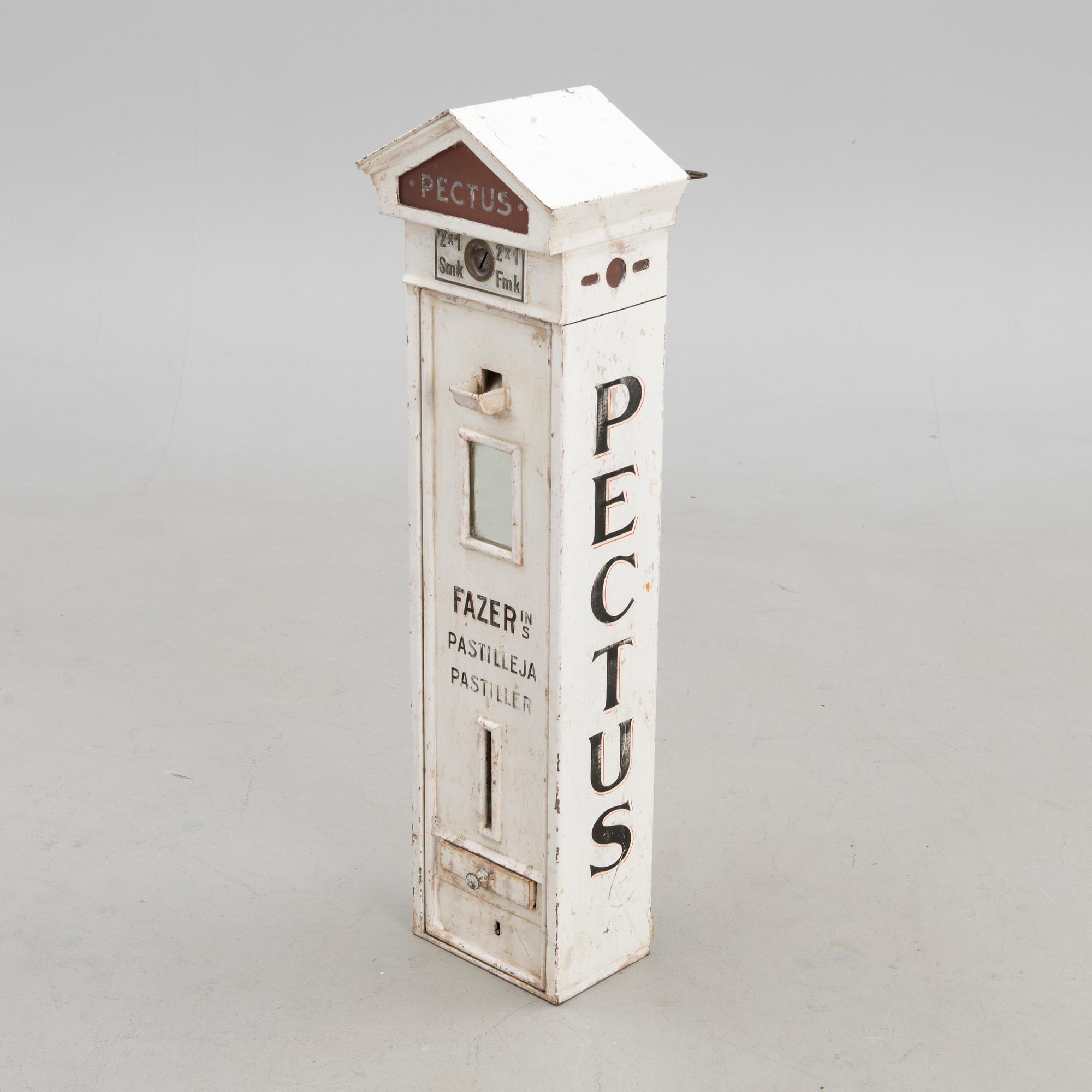 KARKKIAUTOMAATTI, Fazer Pectus-pastilleja, 1920-luku.