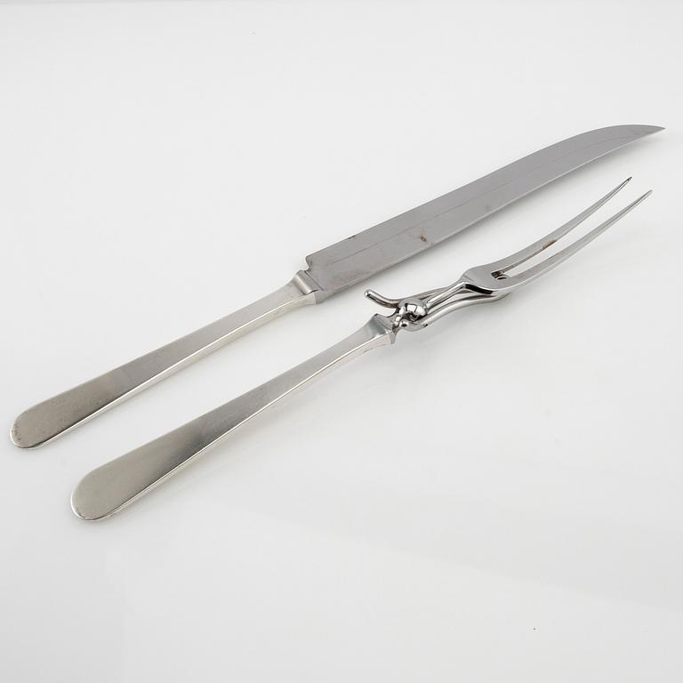 Wiwen Nilsson, Trancher cutlery 2 dlr silver, Lund 1950 and 1960.