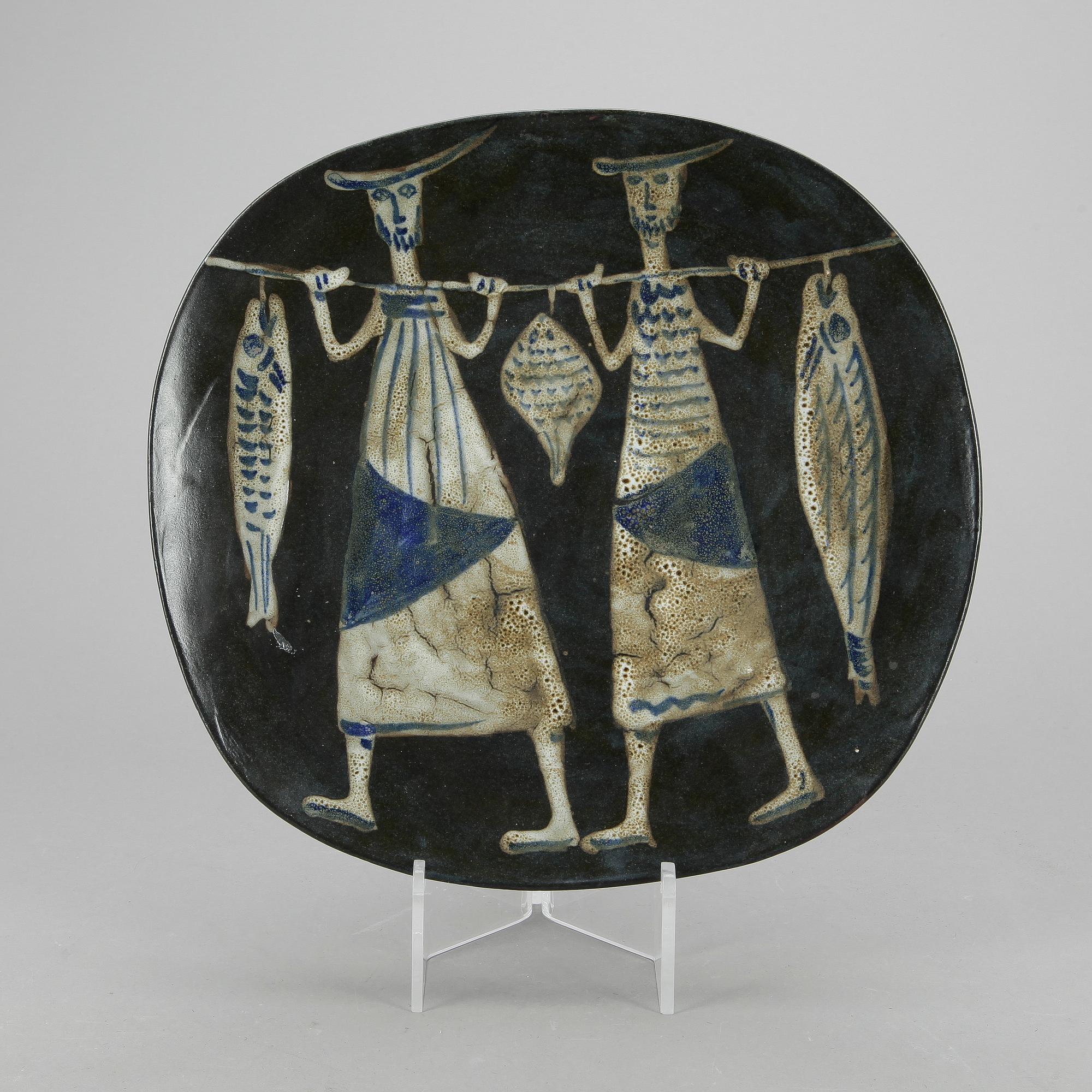 FAT, stengods, Åke Holm, signerad.