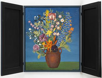 Maria Hillfon, Still life with flowers.