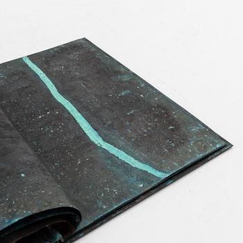 Bo Andersson, skulptur, koppar, signerad KGBA och daterad -94.