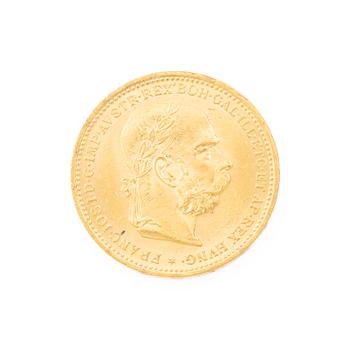 Gold coin, Austria-Hungary, 20 Corona, 1895.