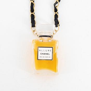 Chanel, necklace/ perfume bottle 'Allure'.