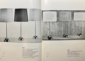 Eje Ahlgren, bordslampor, ett par, modell B 04, Bergboms, Malmö, 1960-tal.