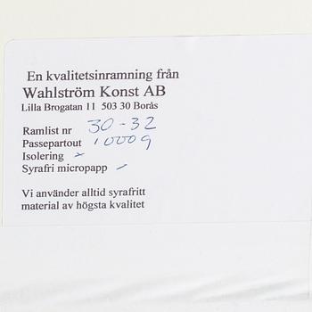 Eva Klasson, photograph signed on verso.