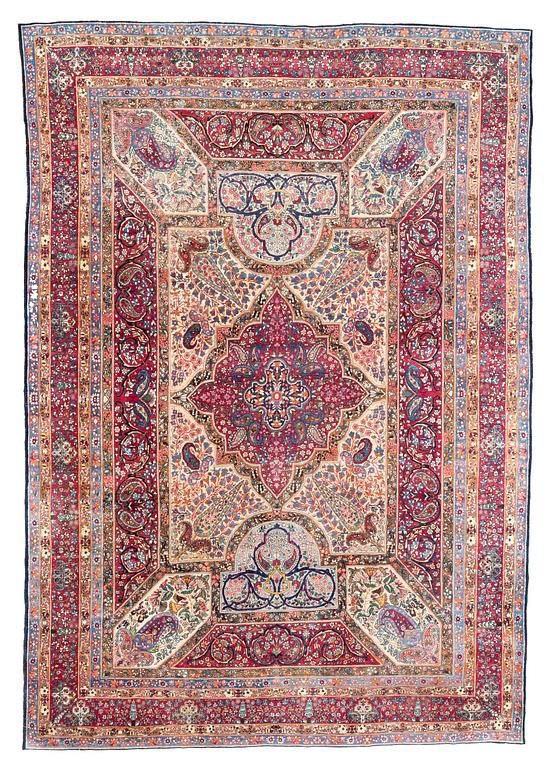 Matto, semi-antique Kerman, ca 457,5 x 317 cm.