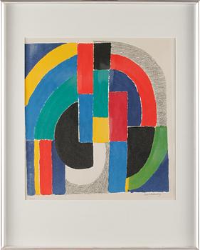SONIA DELAUNAY, färglitografi, signerad och numrerad 33/125.