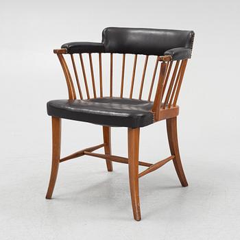 Josef Frank, an armchair, model 789A, "Captain's Chair", Firma Svenskt Tenn, 1960s.