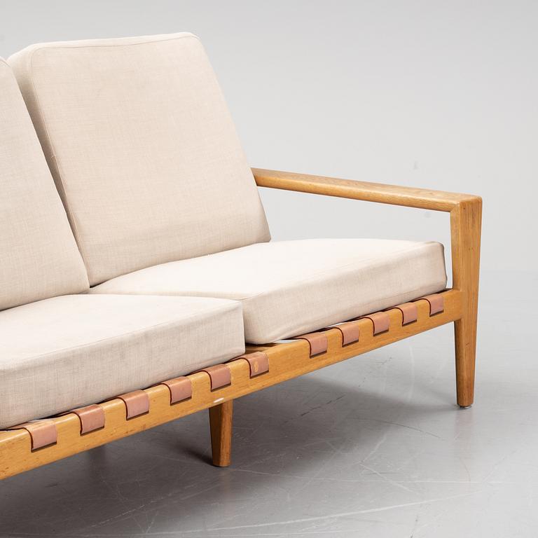 Svante Skogh, an oak sofa, Seffle Möbelfabrik, Sweden, 1960s.