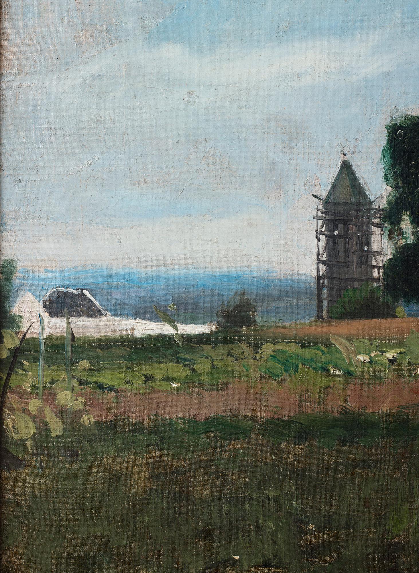 Carl Fredrik Hill, 'View over Champagne' (Utsikt mot Champagne).
