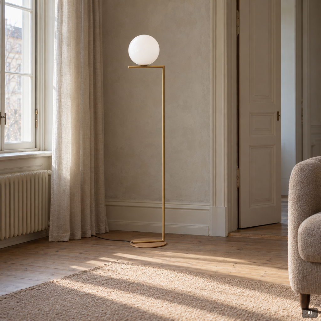 Michael Anastassiades, Floor lamp, IC Lights F1, Flos, Italy.