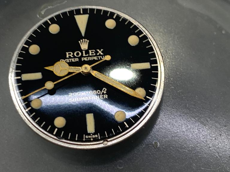 Rolex, Submariner, "Underline, Meters first, Gilt Dial", ca 1964.