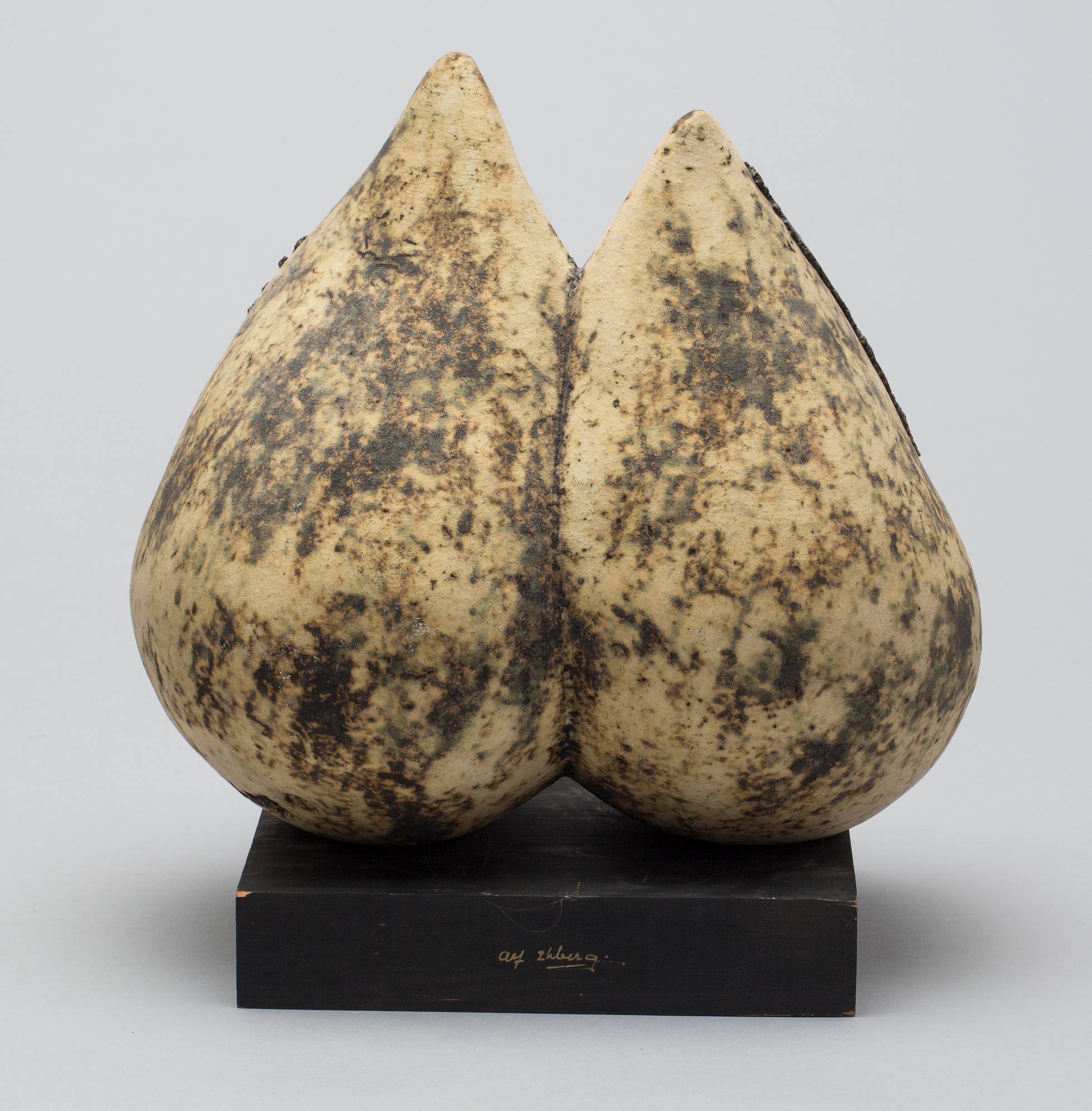 ALF EKBERG, skulptur, keramik. Signerad.