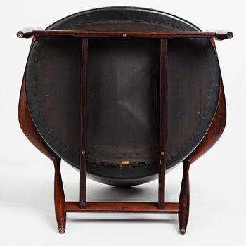 Ib Kofod-Larsen, a palisander "Elisabeth", easy chair, model "U 65", Christensen & Larsen, Copenhagen, Denmark, 1950-60's.