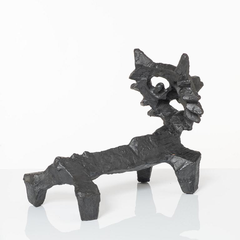 Olle Hermansson, eldhund, "Räven", Husqvarna.