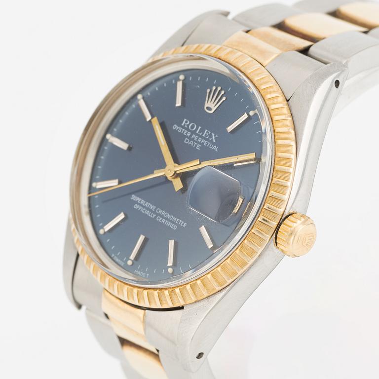 Rolex, Oyster Perpetual, Date, wristwatch, 34 mm.