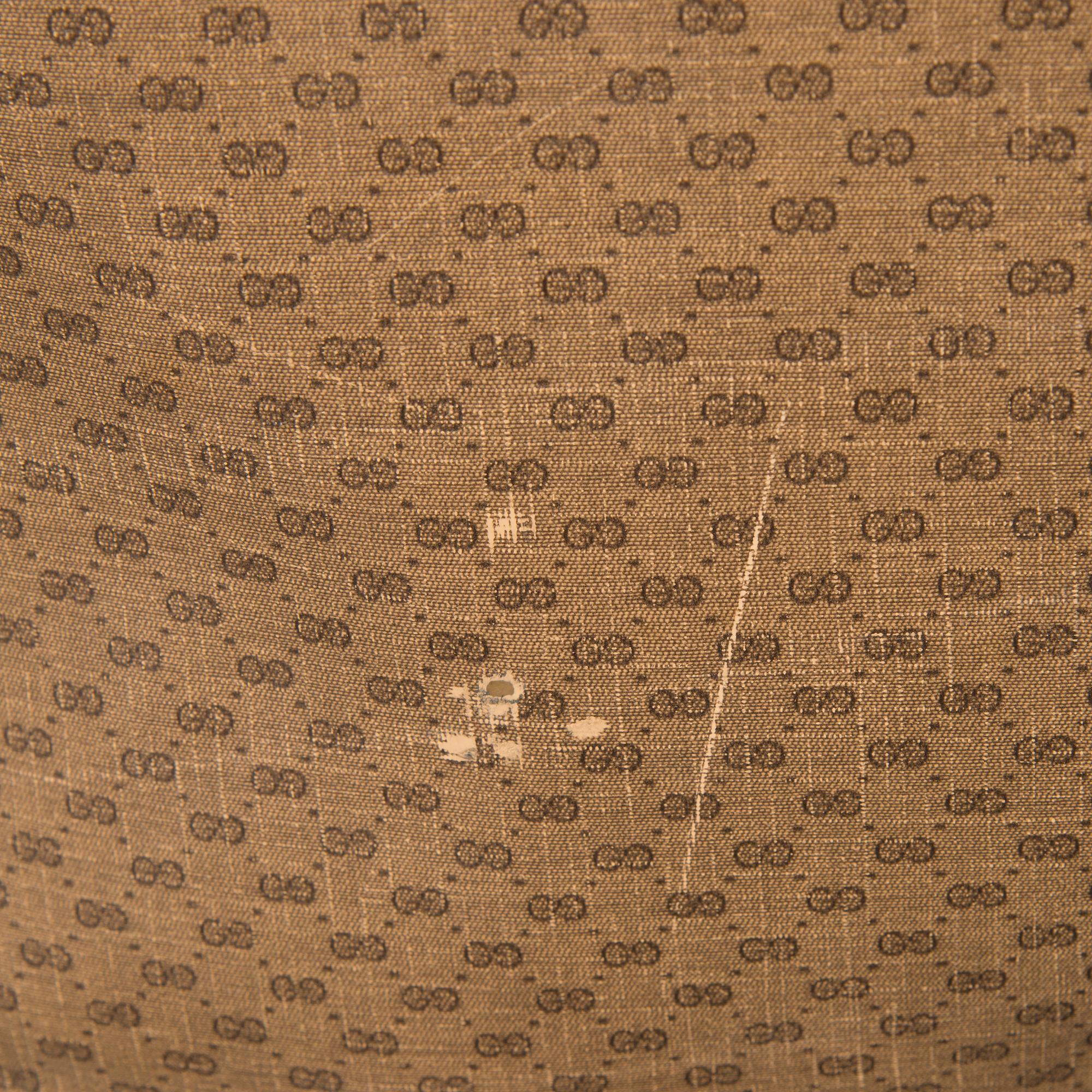 A Large Vintage Micro GG canvas Soft Suitcase.