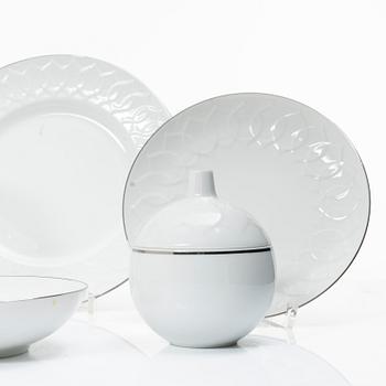 Björn Wiinblad, A 116 piece "Lotus" service, Studio Line, Rosenthal, Germany.