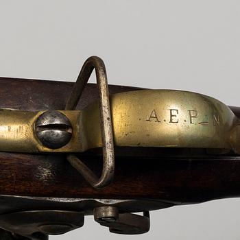 A Swedish flintlock musket.