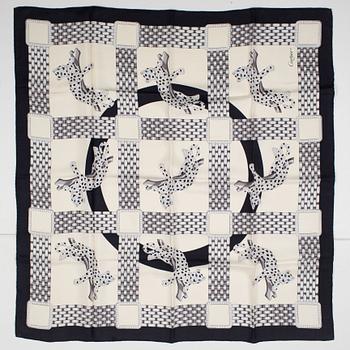 Cartier, a twill silk scarf.