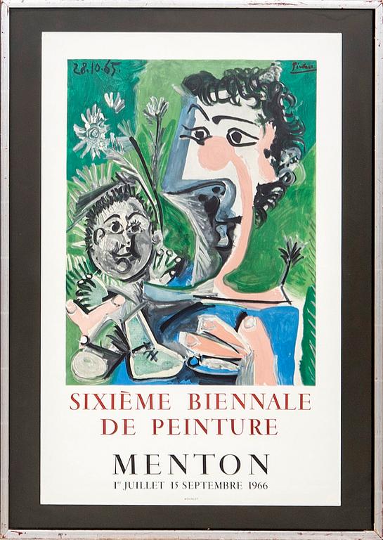 Pablo Picasso, "Sixth Biennale of Painting Menton 1966".