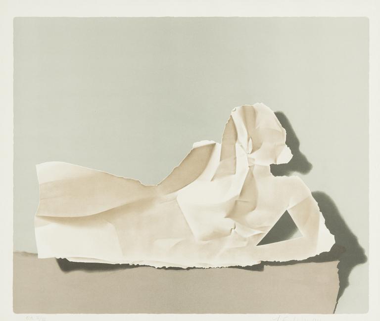 Yrjö Edelmann, färglitografi, signerad, E.A.