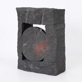 Pål Svensson, a stone sculpture, signed and dated -99.