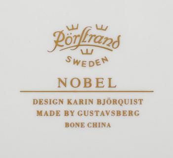 TALLRIKAR, 6 st, porslin, Nobel, Karin Björquist, Rörstrand/Gustavsberg.