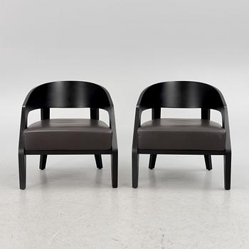 Margie Walraven, armchairs, a pair, "Porada Alba armchair", for Porada.