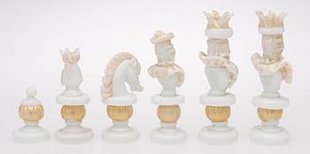 A PAULY & CIA MURANO CHESS BOARD.