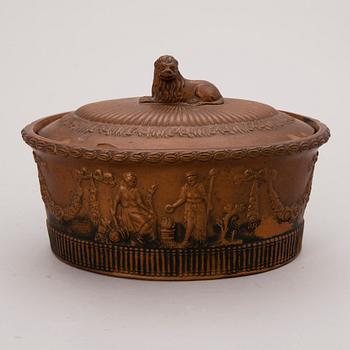 An Empire earthenware paté form, early 19th Century.