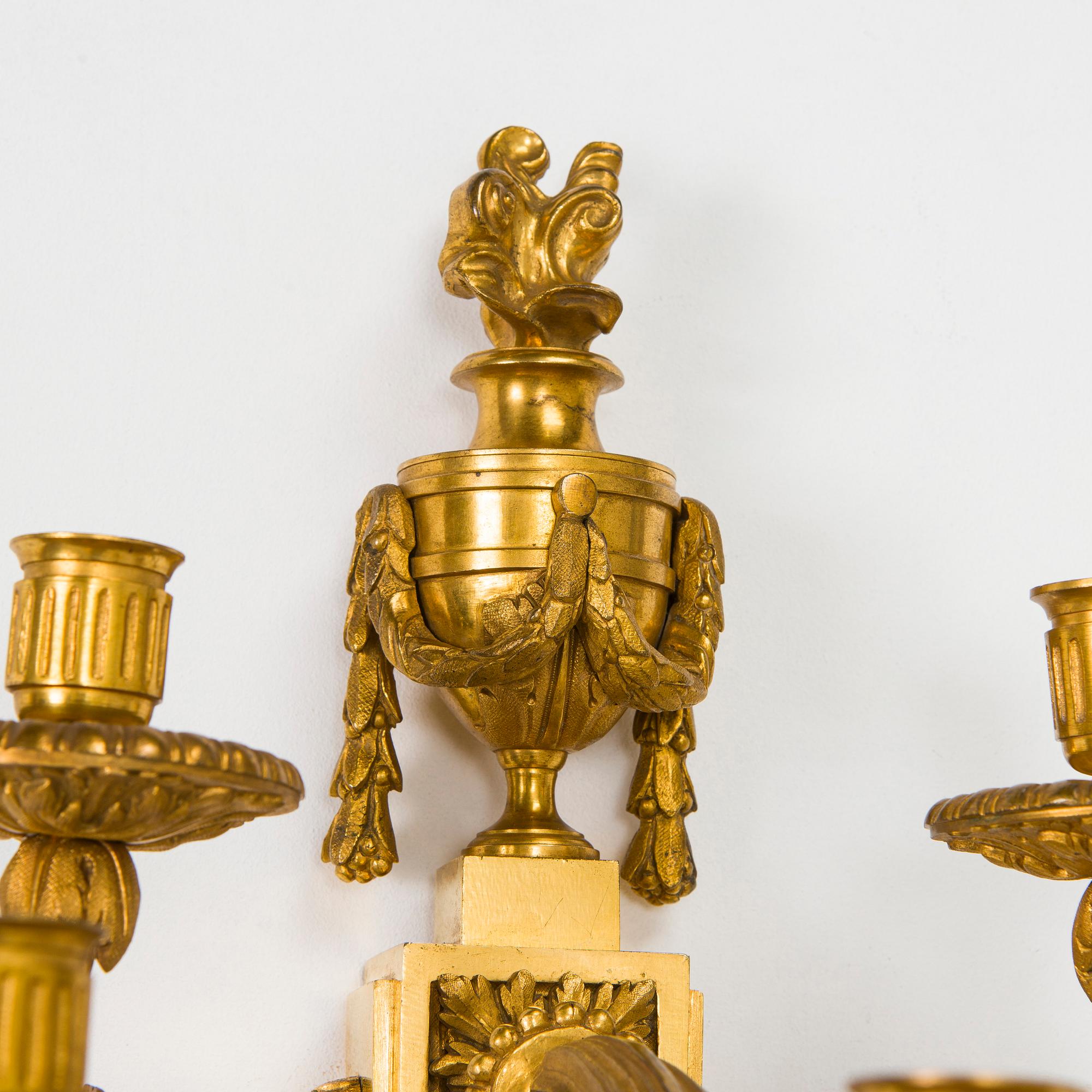 Applique, Louis XVI, kring 1780, sannolikt Paris.