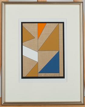 GÖRAN AUGUSTSON, 3 st, serigrafier, signerade och daterade -91.