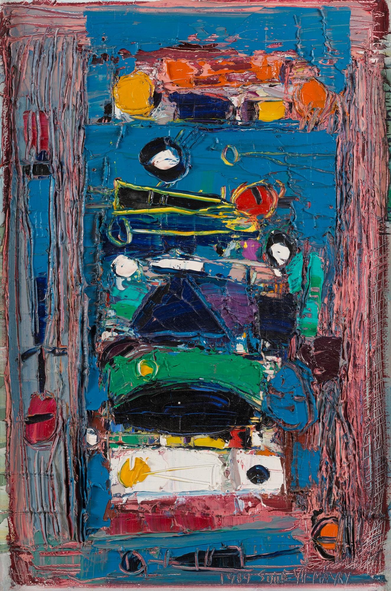 SOILE YLI-MÄYRY, olja på duk, signerad och daterad 1989.