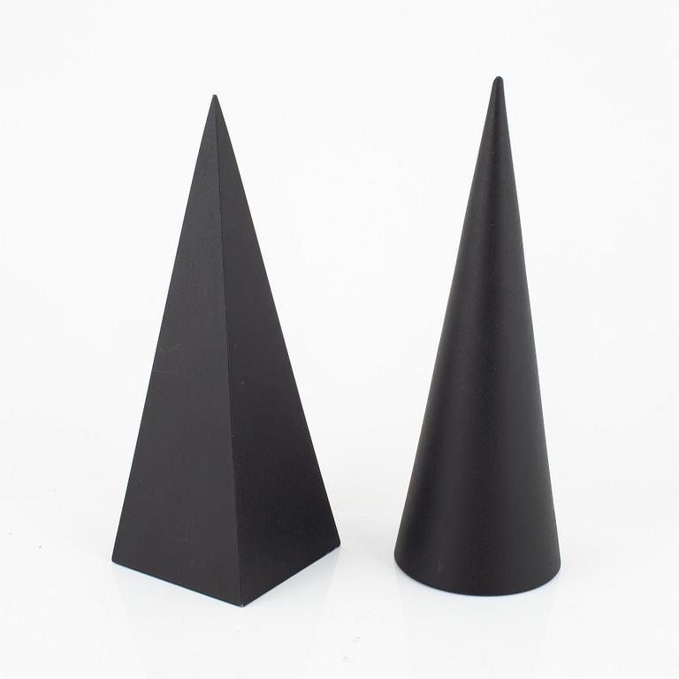 Pinetti, objects / sculptures, 2 pcs, Italy 1980s.