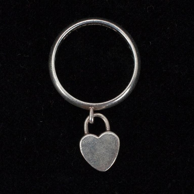 RING, sterling silver, Tiffany & Co. Vikt 4,2 gr.